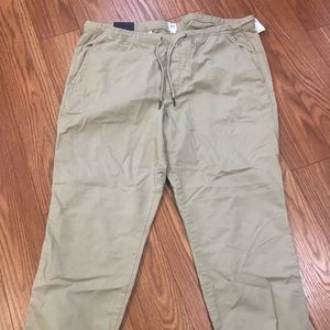 Gap khaki jogger pants